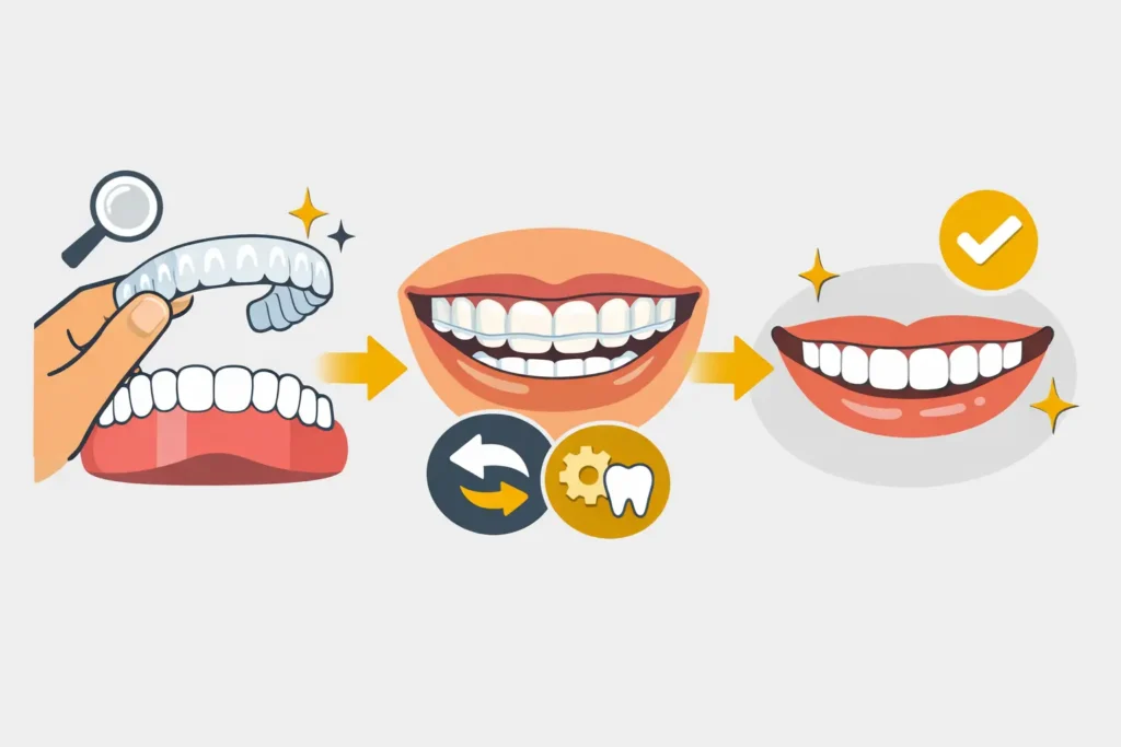 How Clear Aligners Work, Step by Step